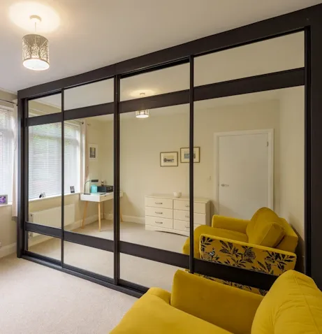 Example sliding wardrobe