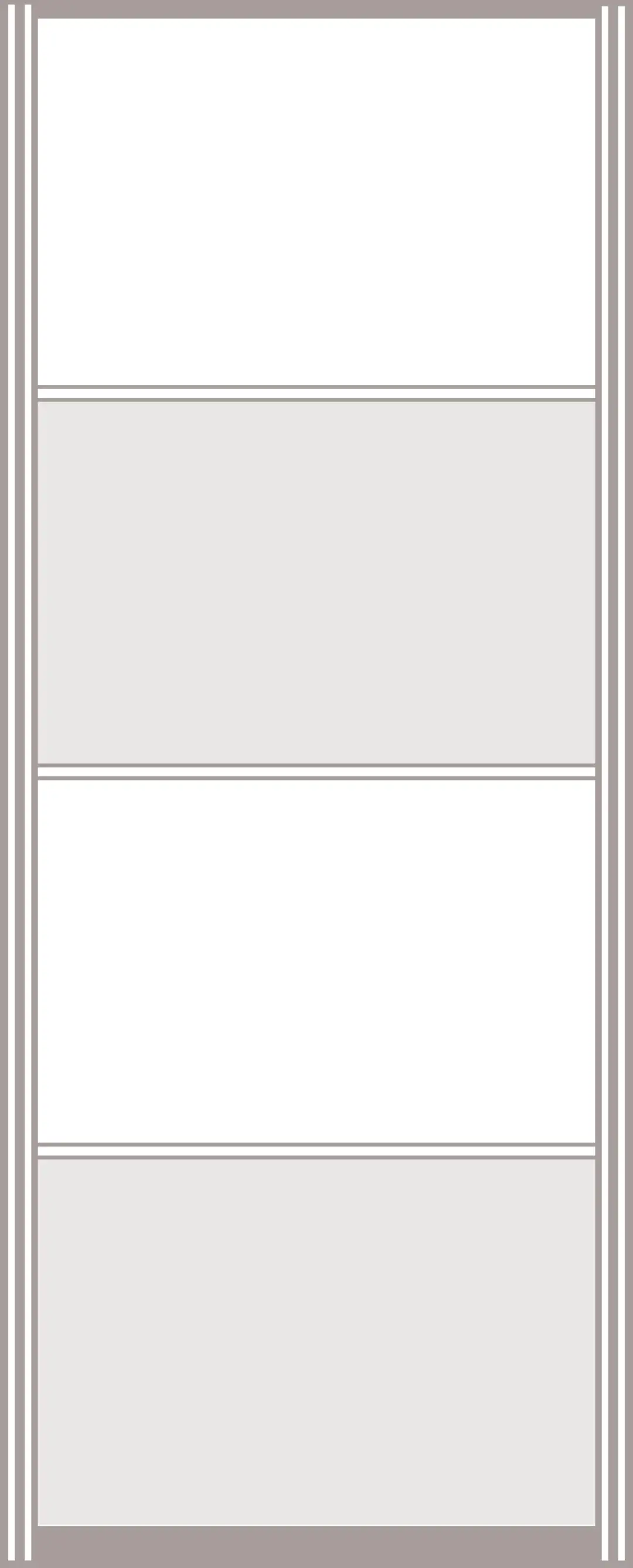 Sliding wardrobe panel